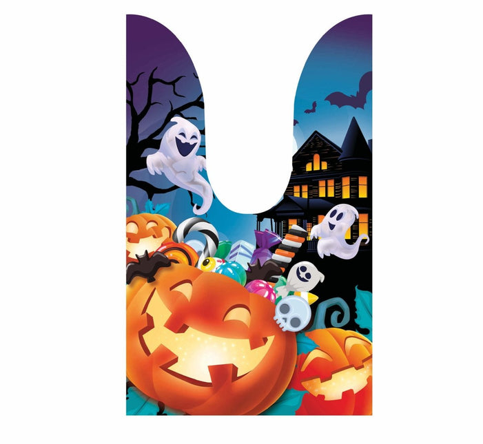 Gekleurde Halloween Uitdeelzakjes Pompoen 13,5cm van Fiestas Guirca koop je bij Partywinkel