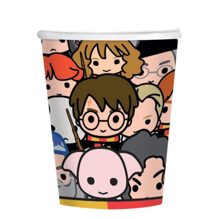 Gekleurde Harry Potter Bekers 250ml 8st van Riethmueller koop je bij Partywinkel