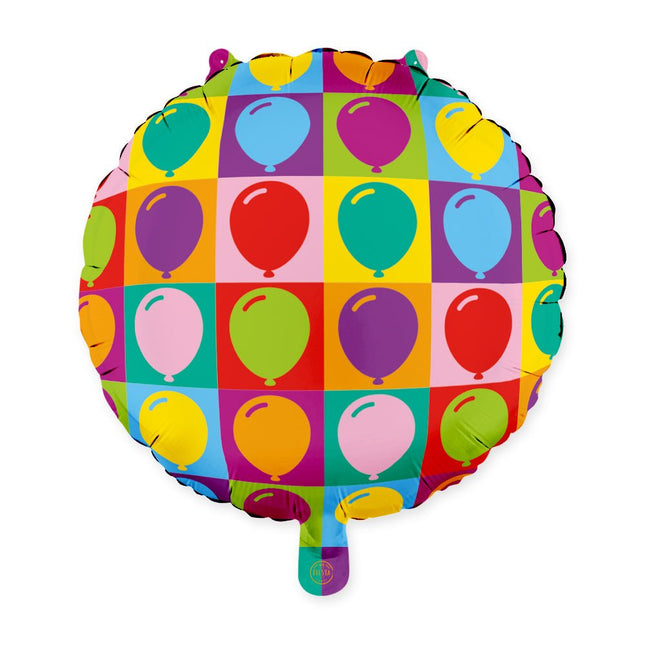 Gekleurde Helium Ballon Ballonnen 45cm van WeFiesta koop je bij Partywinkel