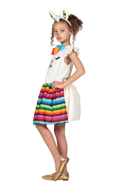 Gekleurde Jurk Meisje Alpaca van Wilbers & Wilbers koop je bij Partywinkel