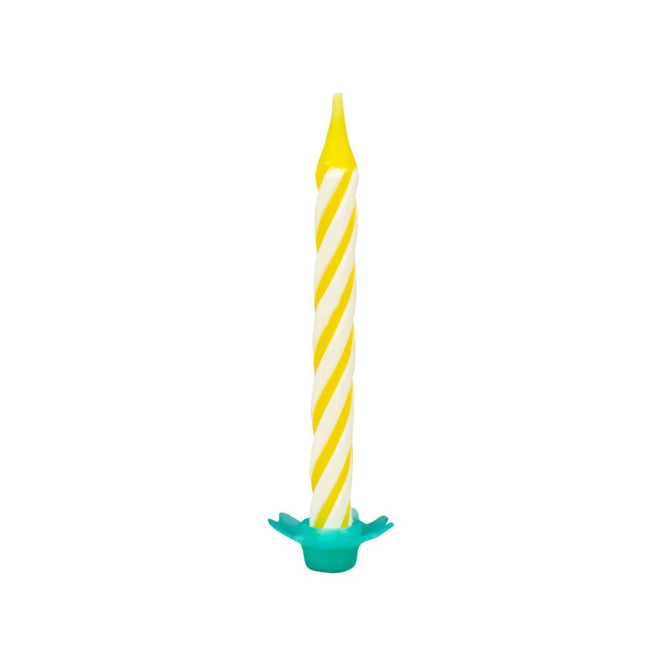 Gekleurde Kaarsen 5cm 24st van Boland koop je bij Partywinkel