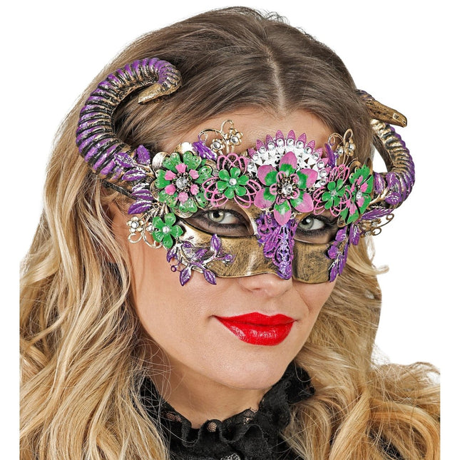 Gekleurde Oogmasker Ram van Widmann koop je bij Partywinkel
