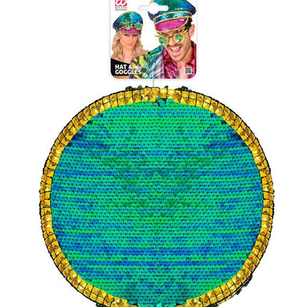Gekleurde Pet Pailletten Met Bril van Widmann koop je bij Partywinkel