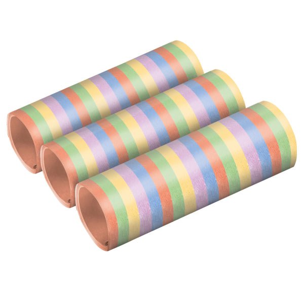 Gekleurde Serpentine Gekleurd Gestreept 4m 3st van Riethmueller koop je bij Partywinkel