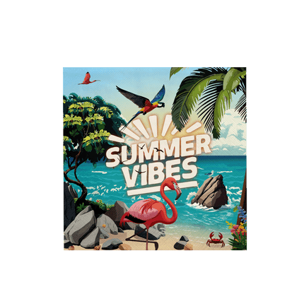 Gekleurde Servetten Summer Vibes 16cm 16st van Paper Dreams koop je bij Partywinkel