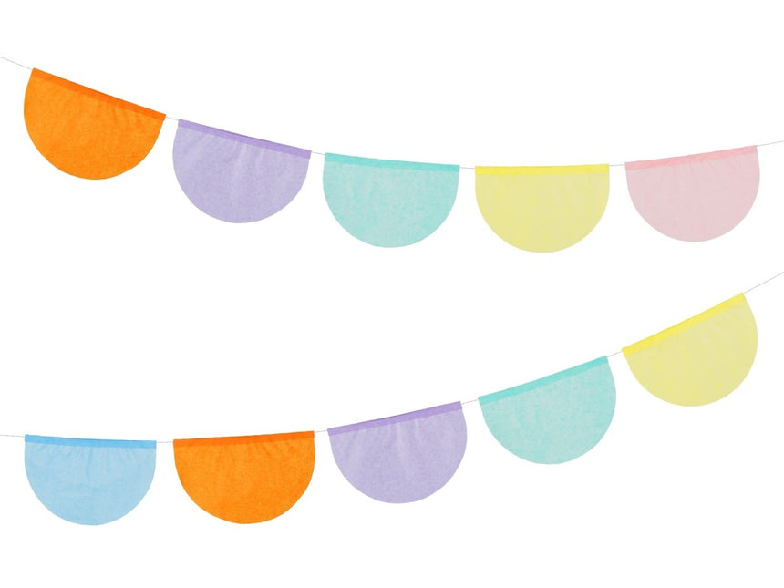 Gekleurde Slinger 3m van Partydeco koop je bij Partywinkel