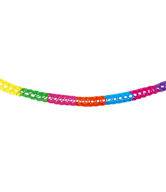 Gekleurde Slinger 6m van Paper Dreams koop je bij Partywinkel