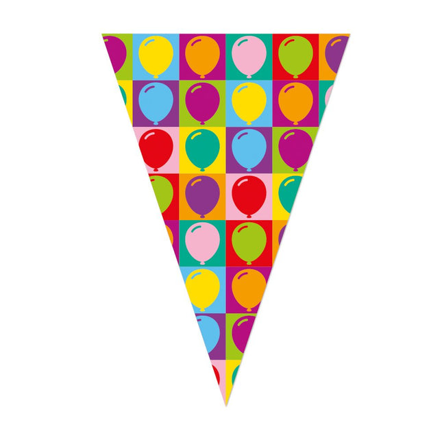 Gekleurde Slinger Ballonnen 10m van WeFiesta koop je bij Partywinkel