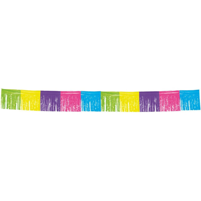 Gekleurde Slinger Franje 10m van Folat koop je bij Partywinkel
