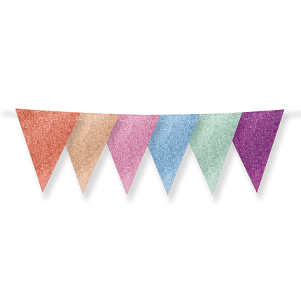 Gekleurde Slinger Glitter 6m van Paper Dreams koop je bij Partywinkel