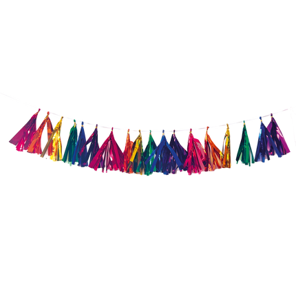 Gekleurde Slinger Metallic Tassels van Procos koop je bij Partywinkel