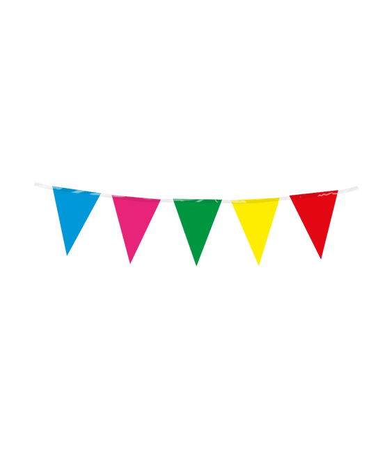 Gekleurde Slinger Mini 3m van Paper Dreams koop je bij Partywinkel