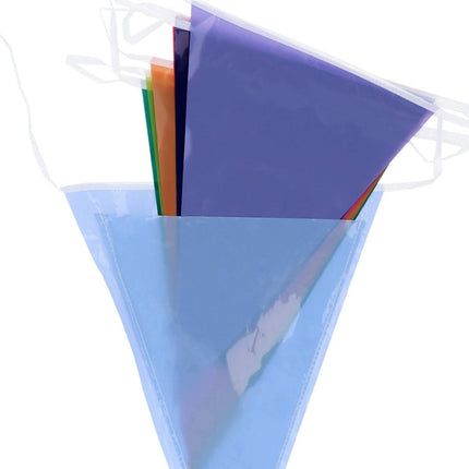 Gekleurde Slinger Plastic 6m van Folat koop je bij Partywinkel