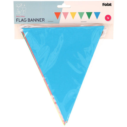 Gekleurde Slinger Retro Look 10m van Folat koop je bij Partywinkel