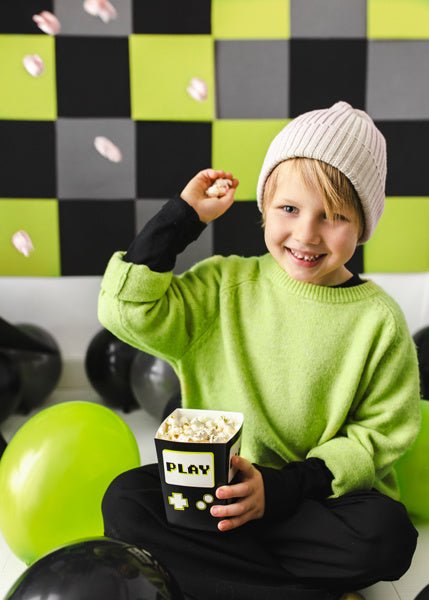 Gekleurde Snackbakje Gaming 6st van Partydeco koop je bij Partywinkel