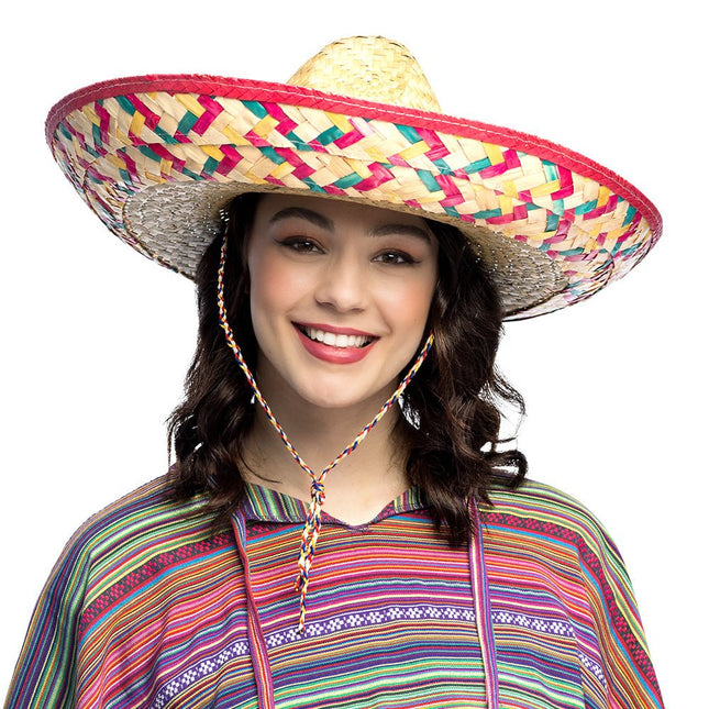 Gekleurde Sombrero Alejandro van Boland koop je bij Partywinkel