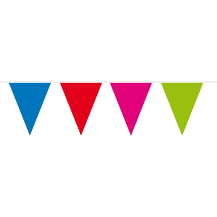 Gekleurde Vlaggenlijn 10m van Folat koop je bij Partywinkel
