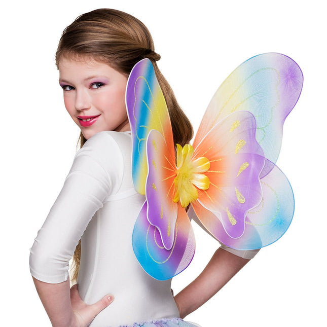 Gekleurde Vleugels Iris 44cm van Boland koop je bij Partywinkel