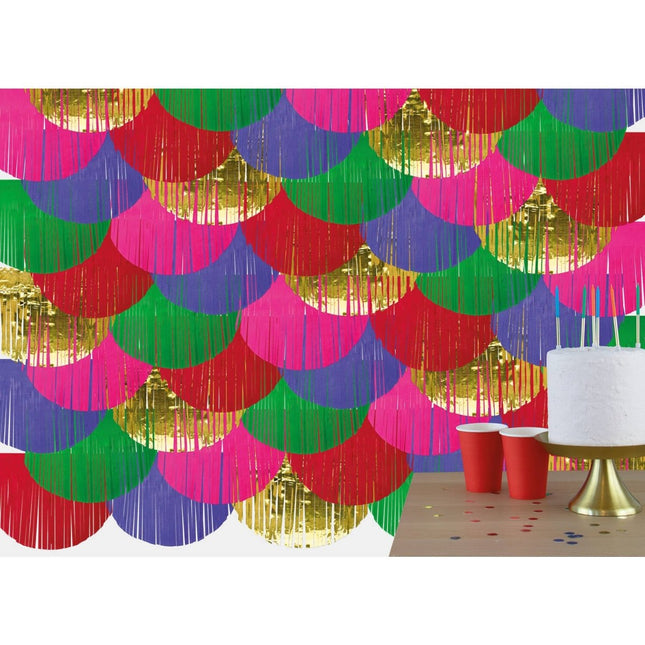 Gekleurde Wanddecoratie 2m van Folat koop je bij Partywinkel
