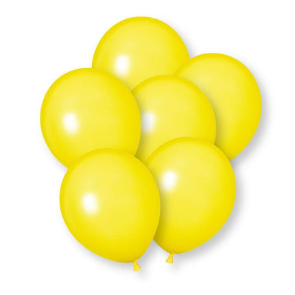 Gele Ballonnen 30cm 10st van Unique koop je bij Partywinkel