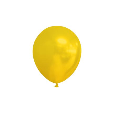 Gele Ballonnen Metallic 13cm 100st van WeFiesta koop je bij Partywinkel