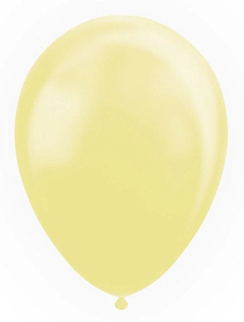 Gele Ballonnen Pastel Macaron 30cm 100st van WeFiesta koop je bij Partywinkel