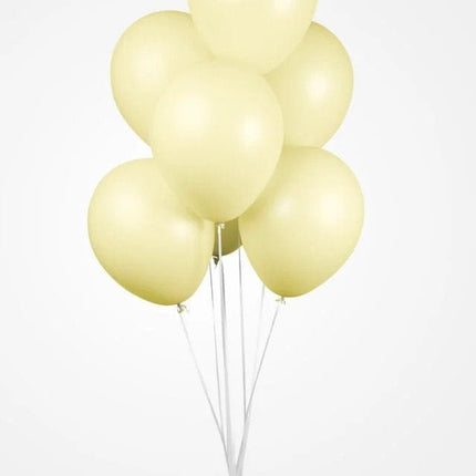 Gele Ballonnen Pastel Macaron 30cm 100st van WeFiesta koop je bij Partywinkel