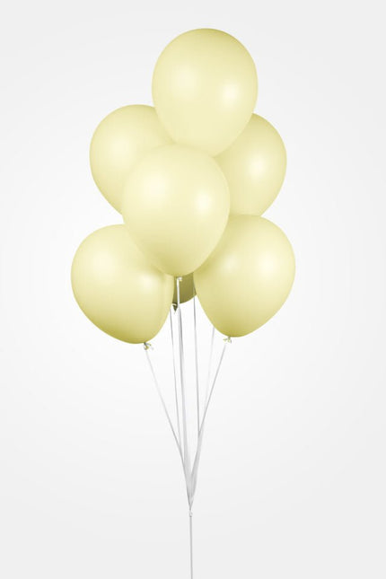 Gele Ballonnen Pastel Macaron 30cm 50st van WeFiesta koop je bij Partywinkel