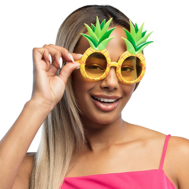 Gele Bril Ananas van Boland koop je bij Partywinkel