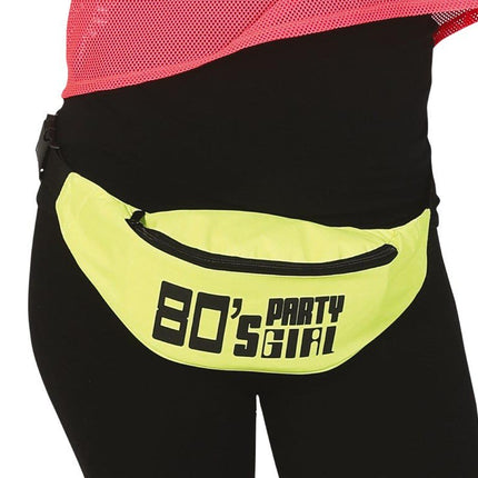 Gele Heuptasje 80'S Party Girl van Fiestas Guirca koop je bij Partywinkel