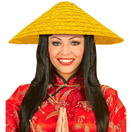 Gele Hoed Vietnam van Widmann koop je bij Partywinkel