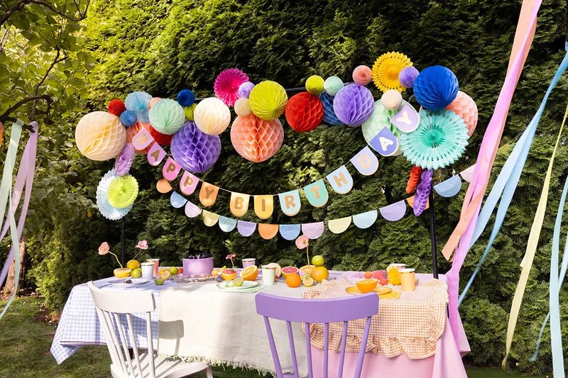 Gele Honeycomb 40cm van Partydeco koop je bij Partywinkel