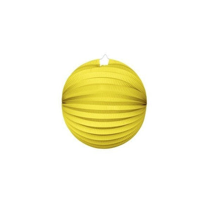 Gele Lampion 25cm van WeFiesta koop je bij Partywinkel