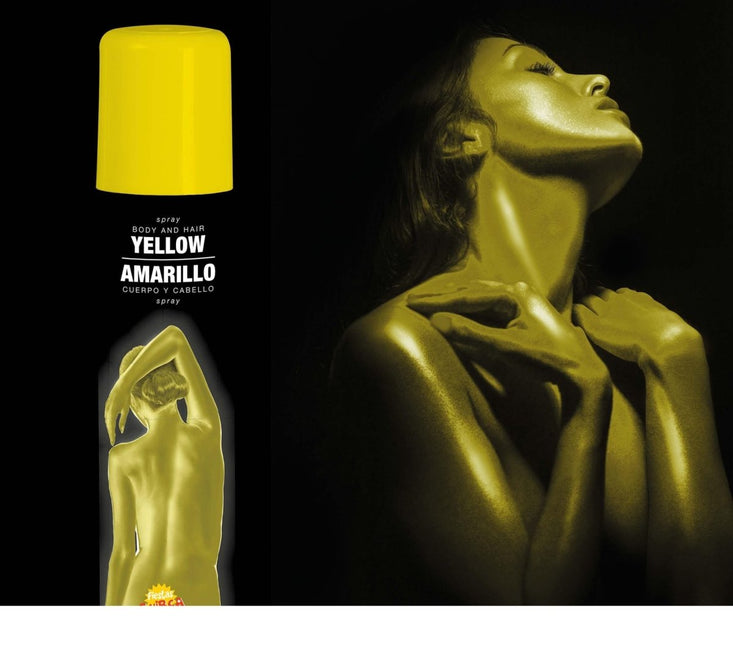 Gele Lichaamsspray 75ml van Fiestas Guirca koop je bij Partywinkel
