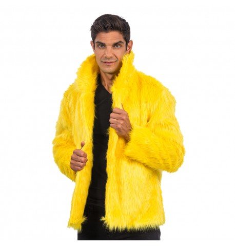 Gele Nep Bontjas van CHAKS koop je bij Partywinkel