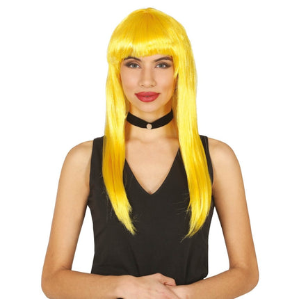 Gele Pruik Pony van Fiestas Guirca koop je bij Partywinkel