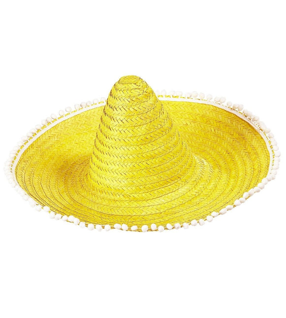 Gele Sombrero 50cm van Widmann koop je bij Partywinkel