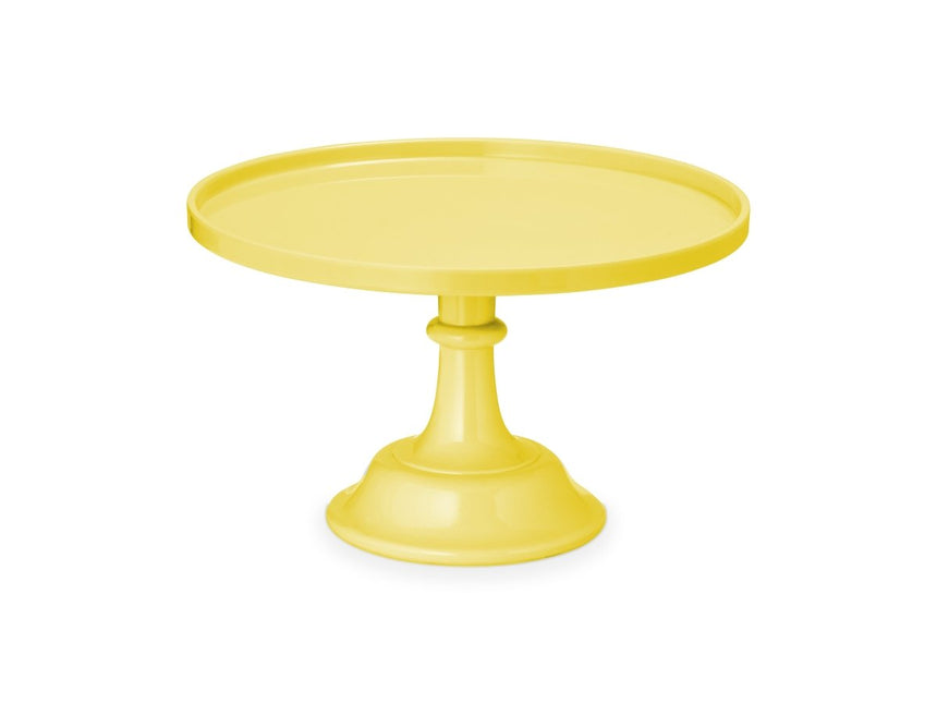 Gele Taartplateu 24cm van Partydeco koop je bij Partywinkel