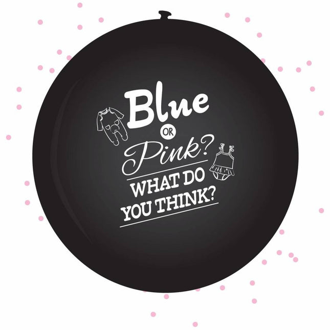 Gender Reveal Ballon Meisje 60cm van Haza Witbaard koop je bij Partywinkel