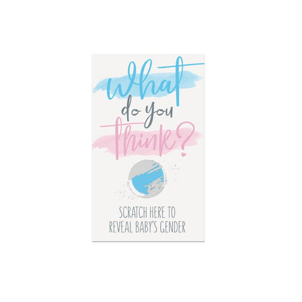 Gender Reveal Kraskaarten Jongen 10st van Unique koop je bij Partywinkel