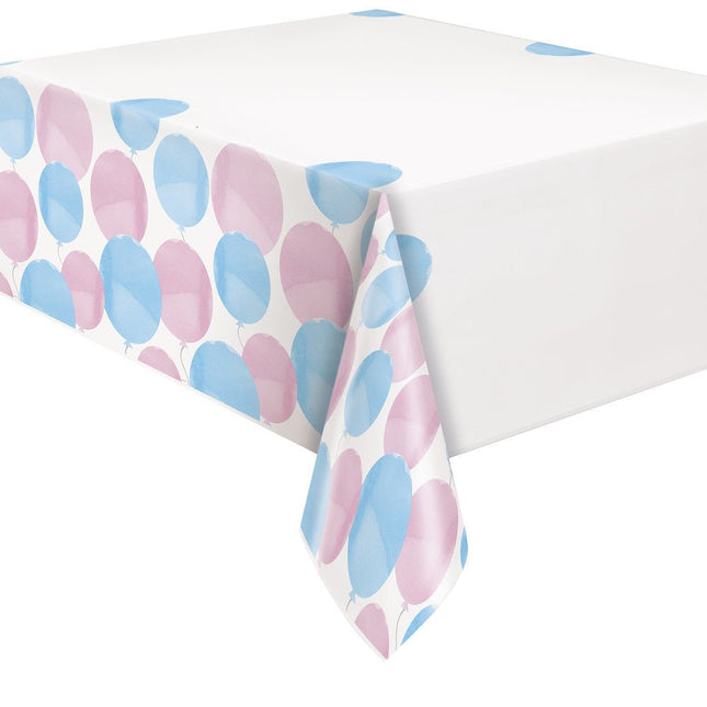 Gender Reveal Tafelkleed 2,13m van Unique koop je bij Partywinkel