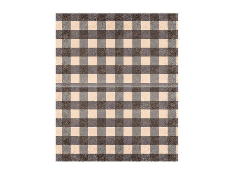 Geruite servetten, 33x40 cm, mix van Partydeco koop je bij Partywinkel