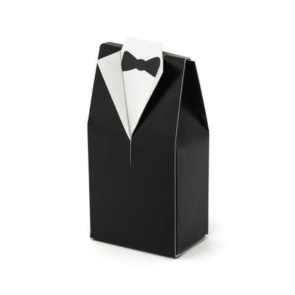 Geschenkdoosjes Bruidegom 9,5cm 10st van Partydeco koop je bij Partywinkel