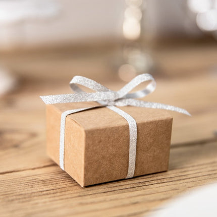 Geschenkdoosjes Kubus 6cm 10st van Partydeco koop je bij Partywinkel