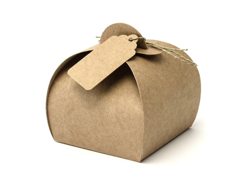 Geschenkdoosjes met Naamkaartjes 6cm 10st van Partydeco koop je bij Partywinkel