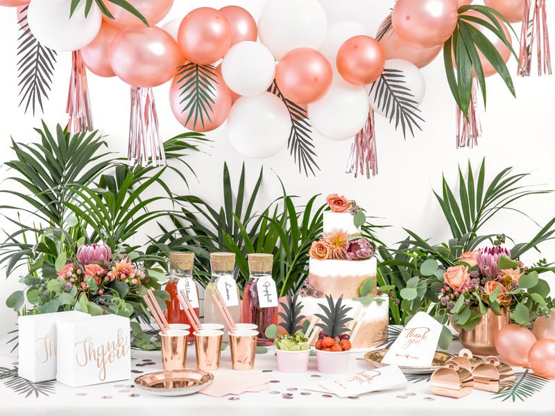 Geschenkdoosjes Rose Goud 6cm 10st van Partydeco koop je bij Partywinkel