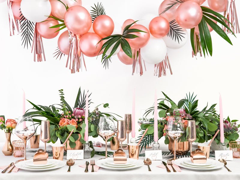 Geschenkdoosjes Rose Goud 6cm 10st van Partydeco koop je bij Partywinkel