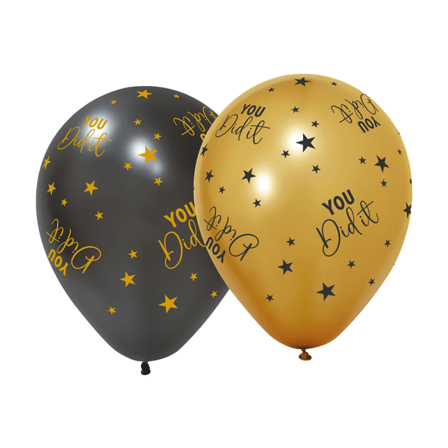 Geslaagd Ballonnen You Did It 31cm 6st van WeFiesta koop je bij Partywinkel