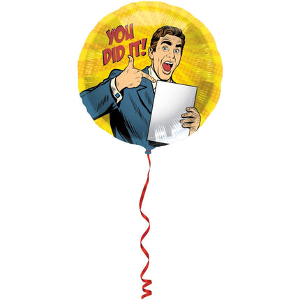 Geslaagd You Did It Folieballon - 45cm van Folat koop je bij Partywinkel