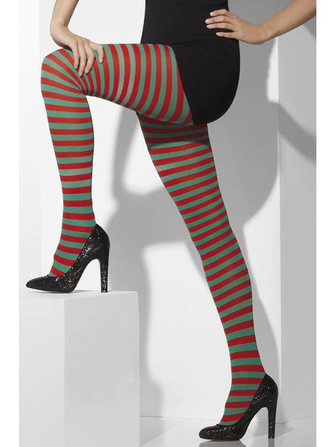 Gestreepte Panty van Smiffys koop je bij Partywinkel